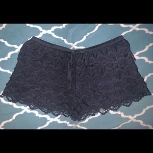 Black Lace Soft Shorts